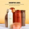 Garneck 6 Sheet Waterproof Soap labels Transparent Self-Adhesive Bottle Removable Labels for Hand Soap Dispensers Bathroom and Kitchen Bottles Organizing view 4