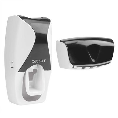 Worem Toothpaste Dispenser, Toothpastes Squeezer Dust Prevention for Home(Black)