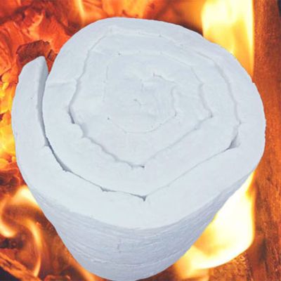 LFFH Ceramic Fiber Blanket, Temperature 1260 Durable Fiber Insulation Blanket,for Home Foundries, Knife Making, Fireplace, Propane Forge, Kiln, Wood Stove, Pizza Oven (Color : 0.61X15m 1cm)