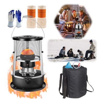 AMOCHO Kerosene HeatersIndoor/Outdoor Kerosene Stove Lightweight Portable Mini BurnerNon Electric Emergency Space Heaterswith Storage Bagfor Heating, Cooking, Warming
