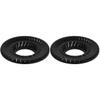 UPKOCH Gas Stove Burner Plates 2 Pack 5.11 Inch Stainless Steel Heat Diffuser Rings for Even Flame Distribution Adjustable Flame Control Suitable for Home Kitchen and Restaurants view 1