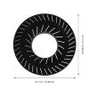 UPKOCH Gas Stove Burner Plates 2 Pack 5.11 Inch Stainless Steel Heat Diffuser Rings for Even Flame Distribution Adjustable Flame Control Suitable for Home Kitchen and Restaurants view 3