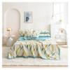 Bannr Blanket Queen Size Cute Print 100% Cotton Fabrics Cotton Filling Quilt Pink Quilted Quilts Travel Pillows (Color : 10, Size : 200x230cm 79x90inch) view 1