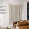 Bannr Blanket Queen Size Hand-Woven Tapestry Living Room Window Wall Hanging Divider Drape Travel Pillows (Color : A, Size : 90x180cm) view 3