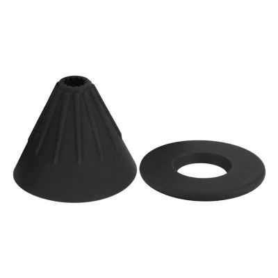 LANGshaw Reusable Silicon Resin Coffee Filter Strainer Dripper Coffee Machine Accessory Compatible For Home Outdoor Coffee Make Machine Parts leisurely (Color : Black)