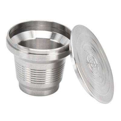 LANGshaw Reusable Coffee Capsule Cup Stainless Steel Capsule Filter Compatible For LORLM8012/60/A Refillable Caps Coffee Machine Accessories leisurely