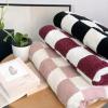 Bannr Blanket Queen Size Retro Checkerboard Knitted Blanket Soft Warm Sofa Bed Cover Blankets 150x200cm Travel Pillows (Color : Pink, Size : 150x200cm) view 2