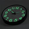 12IN Decorative Clocks,Wall Clock, Convenient,Wall Decoration,Decorative Clock for Home Kitchen Cafe Hotel Office (White) view 2