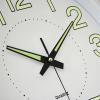 12IN Decorative Clocks,Wall Clock, Convenient,Wall Decoration,Decorative Clock for Home Kitchen Cafe Hotel Office (White) view 4