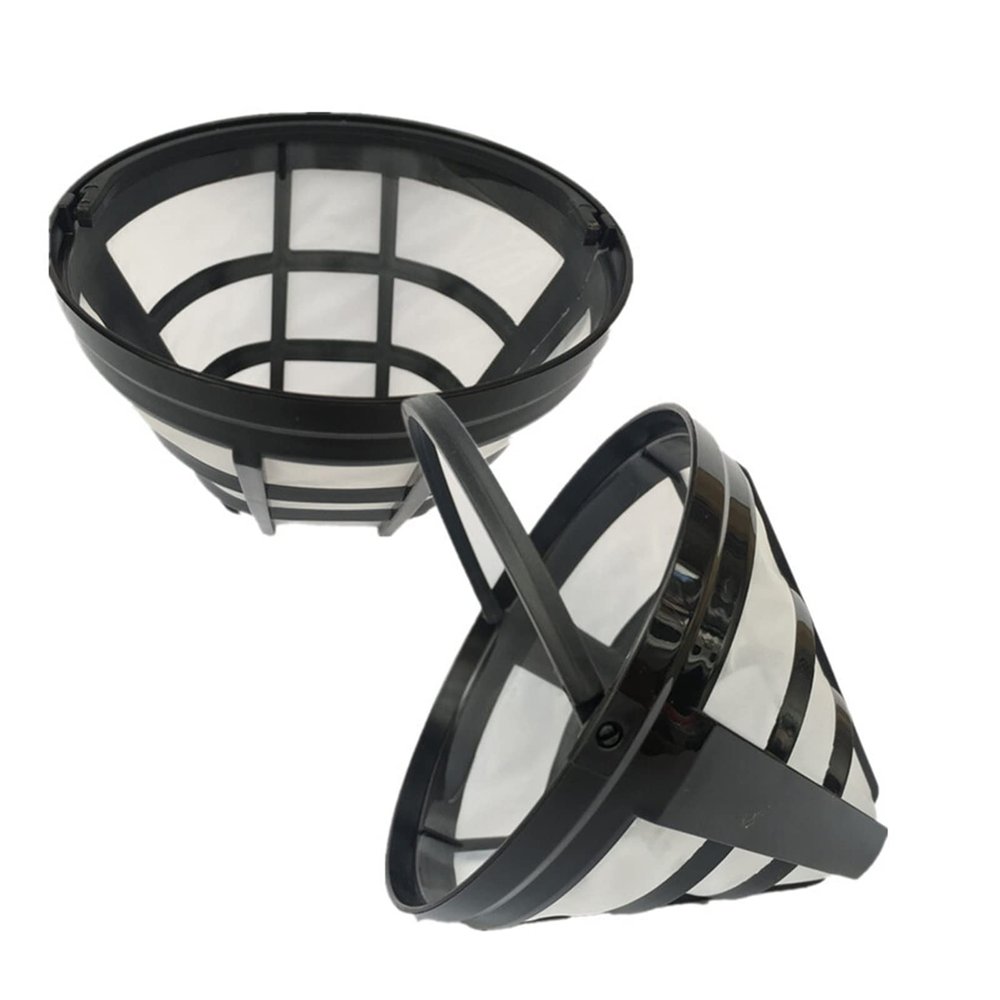 LANGshaw 2pcs Coffee Machine Kettle Nylon Funnel Filter Compatible For DeLonghi Coffee Machine Filter Replacement Parts leisurely