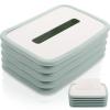 ABS Decor Foldable Silicone Tissue Box Holder for Office view 1
