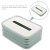 ABS Decor Foldable Silicone Tissue Box Holder for Office view 4