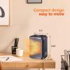 Space Heater for Indoor Use, 1500W PTC Ceramic Heater with Thermostat, Small Space Heater 2S Rapid Heating, 3 Modes, Electric Portable Heater with Safety Protection for Bedroom, Quiet Office view 2