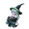 7" Witch Holding Skull Gorgeous Statue view 3