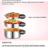 Feiyx Electric Lunch Box,2L Electric Cooking Lunch Box With Vacuum Preservation Function,With 304 Stainless Steel Tableware Food Steamer for Office and Home Kitchen Cooking rice hot rice artifact pot view 4