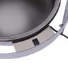 Roll Top Chafing Dish Buffet Set - Round Stainless Steel Buffet Server Kit Food Pan 6.3qt, Professional Chaffing Server Set for Catering Rolling Buffet Servers and Warmers view 4