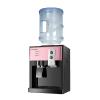 Desktop Electric Hot Cold Water Cooler Dispenser Top Loading Countertop Drinking Machine Auto-Temperature Control Office Home 110V, Rose Gold view 1