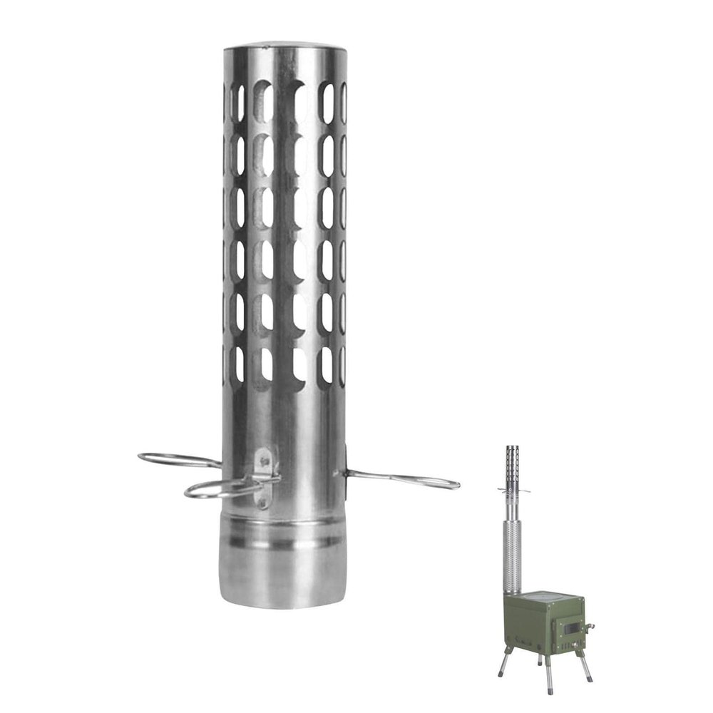 Bavokon Fireplace Chimney Rain Caps,7.5cm/2.95in Diameter Chimney Pipes,Stove Pipe Spark Arrestor Chimney, Stove Chimney Accessories for Cooking Camping Vent Burning Stove Winter
