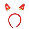 Medsarar Deer Christmas Headband, Christmas Decoration and Gifts Christmas Headbands for Toddler Girls Christmas Decor Headband Adult view 1