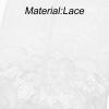 KALLORY Lace Arm Sleeves Lace Cover Sleeves Arm Sleeve Cover up for Man White Floral Sleeve Fingerless view 4