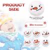Zubebe 72 Pieces Snowball Fun Set Snowmen Balls Fake Cute Fight Smile Face Snowball with a Bag for Indoor Winter Adults Snowmen Ball Fight Christmas Party Decor, 6 Style(2.8 Inch,Classic) view 3