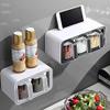VALINK Spice Box, Wall Mounted Spice Box, Spice Jars, Seasoning jar seasoning box household kitchen storage box salt jar seasoning bottle view 4