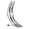 Cabilock 1pc Acrylic Rose Display Stand Transparent Flower Stem Holder Base for Home Office and Restaurant Decoration Unique Meniscus Design Artistic Floral Display view 4