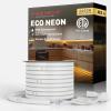 Shine Decor LED Rope Lights AC 120V, Connectable & Cuttable Dotless 120LEDs/M Eco Neon Strip Lighting, ETL IP65 Waterproof & Weather-Resistant for Home Commercial, 8x16mm, 2600K Warm White, 82FT view 1