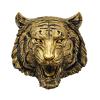 Wall Sculptures 3D Antique Copper Realistic Tiger Head Wall Sculpture, Animal Head Statues For Home Wall Decoration, Wall Mount Taxidermy Head view 1