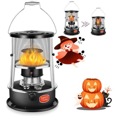 Kerosene Stove Heater,Emergency Heater for Power Outage with Glass Chimney,4.5L Kerosene Heater Burn More Fully,for Balcony Garden Patio or Camping