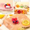 Gandeer 400 Pcs 4 Inch Plastic Appetizer Spoons Tasting Disposable Mini Appetizer Plates Tear Drop Serving Dessert Teardrop Asian Spoon for Party Dessert Dishes Catering(Clear) view 4