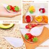 Gandeer 400 Pcs 4 Inch Plastic Appetizer Spoons Tasting Disposable Mini Appetizer Plates Tear Drop Serving Dessert Teardrop Asian Spoon for Party Dessert Dishes Catering(White) view 4