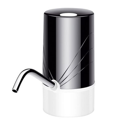 Feiyx Portable Water Bottle Pump,Automatic Drinking Fountain for Home Kitchen,Office,Camping,Universal USB Charging Water Bottle Pump (Color : Black)