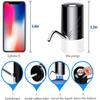 Feiyx Portable Water Bottle Pump,Automatic Drinking Fountain for Home Kitchen,Office,Camping,Universal USB Charging Water Bottle Pump (Color : Black) view 2