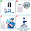 Feiyx Portable Water Bottle Pump,Automatic Drinking Fountain for Home Kitchen,Office,Camping,Universal USB Charging Water Bottle Pump (Color : Black) view 4