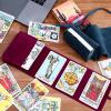 Zhengmy 2 Pieces Tarot Card Velvet Wrap Spread Cloth Pouch Bags Deck Storage Holder for Oracle Playing Cards view 3