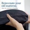 COONP Twin XL Mattress Topper, Extra Thick Pillowtop, Cooling Plush Mattress Pad Cover Bed Topper Protector with 8-21 Inch Deep Pocket (Black, Twin XL) view 4