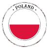 Poland Flag Retro Street Hanging Signs Wall Art Decor Aluminum Metal Round Tin Sign Chic Style Rust Free Weatherproof Patriotic Metal Wreath Signs Poland for Farmhouse Living Room Restaurants 15x15in view 4