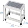 ALIAOFORZ Indoor Climbing Stool, Stainless Steel Step Ladder Step Stool Small Stairs Chair Multi-Purpose Ladders Stool/#1 view 2