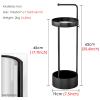 SENNIAN Black Metal Umbrella Stand Rack, Modern Entry Hallway Umbrellas Holder Organizer for Storage Walking Sticks Canes, Japanese Style, Stable view 2