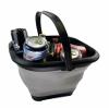 SAMMART 8.5L (2.2 Gallon) Collapsible Square Handy Bucket/Foldable SquareWater Pail/Portable Tub with Handle. Size 31cm (Square) (Alloy Grey + Crystal Blue (Set of 2)) view 4