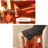 Folding Ladder 3-Tier Step Stool Wood Adult Foldable Bed Steps for High Beds for Adults Standing Shelf Units 300 lb Capacity view 3