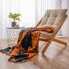 QAHEART Halloween Pumpkin Black Cat Blanket Fringe Flannel Soft Throw Blanket Decorative for Home Sofa Couch Chair Living Bedroom view 2