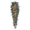 Vickerman 48" Frosted Douglas Fir Artificial Teardrop with Warm White LED Lights. view 1