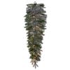 Vickerman 48" Frosted Douglas Fir Artificial Teardrop with Warm White LED Lights. view 4