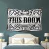 Sports Bar Decor What Happens in This Room Stays in This Room Tapestry Large Tapestry Man Cave Decor and Accessories ( Size : 100X150CM ) view 3