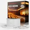 Shine Decor LED Rope Lights AC 120V, Connectable & Cuttable Dotless 120LEDs/M Eco Neon Strip Lighting, ETL IP65 Waterproof & Weather-Resistant for Home Commercial, 8x16mm, Gold, 65.6FT view 1