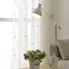 2 Panels Beige Voile Sheer Curtains for Brdroom,Solid Elegant Embroidery Pattern Sunlight-filtering Sheer Curtain for Living Room Dining Room,Rod Pocket Top Sheer Panels,Each Panel W60''x L72'' view 3