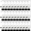 Boot Hangers for Closet, 100 Pack Hanging Clips Hook Clothes Pins for Laundry, Hanger Clips Towel Clips Boot Organizer for Home and Travel, Clothespins Clip Hangers for Pants Hats Socks Gloves view 1