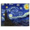 A&T ARTWORK The Starry Night by Vincent Van Gogh. The World Classic Art Reproductions, Giclee Canvas Prints Wall Art for Home Decor,30X36x1.5 inches view 1